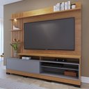 Ver imagem 6 de Estante Painel para Tv 65 Pol com Led Aracati C04 Freijó Cinza Fosco - Lyam Decor