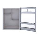 Ver imagem 2 de Armário Plástico com Perfil de Alumínio Versátil 31 x 36 x 10 cm AL41 