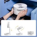 Ver imagem 3 de Ventilador Retrátil Recarregável de Mesa Usb Bateria 7200mah