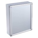 Ver imagem 1 de Armário Plástico com Perfil de Alumínio de Sobrepor 31 x 36 x 10 cm AL42 