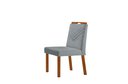 Ver imagem 4 de Conjunto Sala de Jantar Mesa Viena 140x80cm Tampo Retângular Vidro e 4 Cadeiras Maia Madeira Maciça