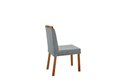 Ver imagem 5 de Conjunto Sala de Jantar Mesa Viena 140x80cm Tampo Retângular Vidro e 4 Cadeiras Maia Madeira Maciça