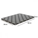 Ver imagem 2 de Colchão Colchonete Casal Iris D20 138x188x08 Cinza Estampado Prorelax Cinza