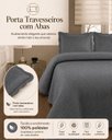 Ver imagem 4 de Jogo de Colcha Ultrassonic Urban Casal 220x240cm - Cinza