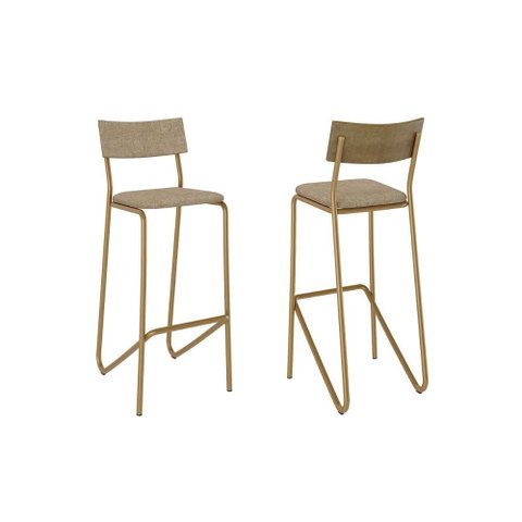 Banqueta Sala Jantar Atlas 1747 2 un Dourado/Bamboo Carraro