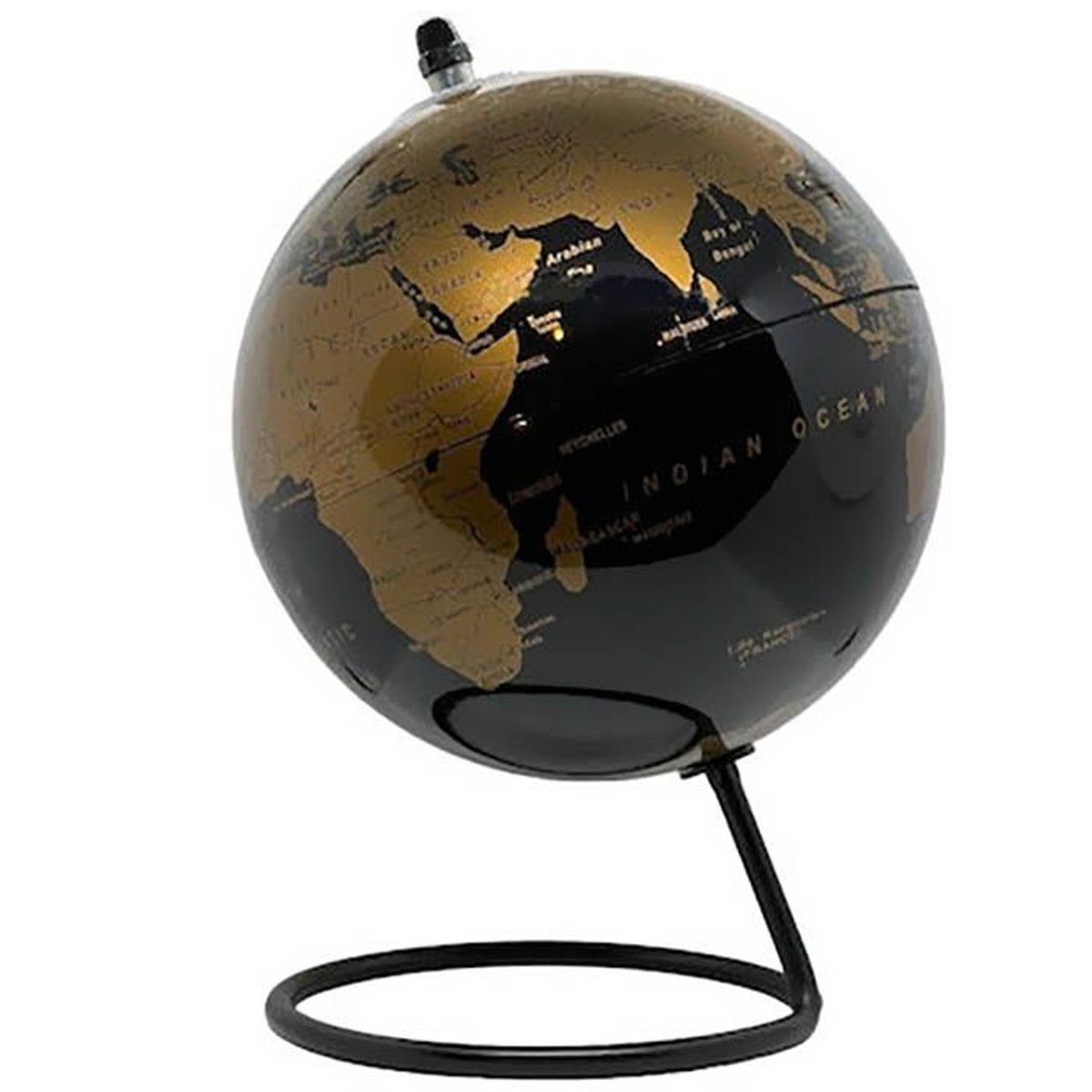 Globo Terrestre Giratorio Decoraçao Mesa Mapa Mundi Sala de Aula Estudo Geografia Viagem Trabalho Qu - 5