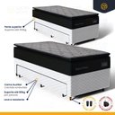Ver imagem 4 de Cama Box com Colchão de Espuma D45 Pillow Top Suport Prime + Auxiliar de Espuma Unique Solteiro 88cm