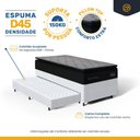 Ver imagem 5 de Cama Box com Colchão de Espuma D45 Pillow Top Suport Prime + Auxiliar de Espuma Unique Solteiro 88cm