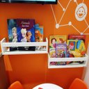 Ver imagem 4 de Prateleira Revisteiro de parede para livros infantil 3 peça
