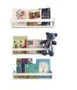 Ver imagem 3 de Prateleira Revisteiro de parede para livros infantil 3 peça
