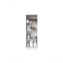 Ver imagem 3 de Armário Multiuso 2 Portas 3 Prateleiras 52cm MDP Branco Aramóveis
