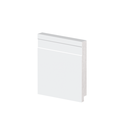 Ver imagem 1 de Kit Rodape Poliestireno 10cm Frisado Arquitech 24metros (10 Barras)