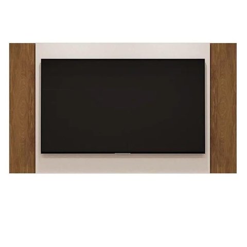 Painel para Tv Extensivo Fresno 782 Perola Metalizado/amendoa
