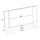 Ver imagem 3 de Painel para Tv Extensivo Fresno 782 Perola Metalizado/amendoa