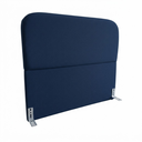 Ver imagem 2 de Cabeceira de Cama Box Casal 140cm Orgânica Azul Marinho - Veludo