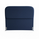 Ver imagem 1 de Cabeceira de Cama Box Casal 140cm Orgânica Azul Marinho - Veludo