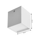 Ver imagem 3 de Spot Luminária Led Sobrepor 12w Luz Quente Irc90 Moderno Delis St3257 - Branco