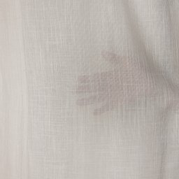 Cortina Voil Gaze Linho 5,60m X 2,70m Porta Luxo Sala Quartar Moderno Modelo Grande Bege - 4