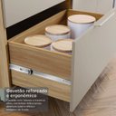 Ver imagem 2 de Balcão 1 Porta Basculante 1 Gaveta Nesher Marquesa 80cm 100 MDF Nature/Greige