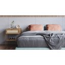 Ver imagem 2 de Mesa De Cabeceira 1 Gaveta Palhinha Pé Madeira Oslo Artesano Hanover