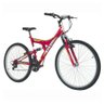 Bicicleta Aro 26 Polimet Full Suspension Kanguru 7004 com 18 Marchas Dupla Suspensão - 2