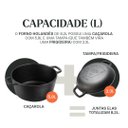 Ver imagem 5 de Forno Holandês Ferro 24x16cm 5,7l Panela Mineira
