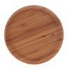 Bandeja de Bambu Redonda 20x20x1,5cm - 2