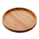 Ver imagem 1 de Bandeja de Bambu Redonda 20x20x1,5cm