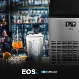 Máquina de Gelo Eos 70kg Ice Compact Inox Emg70 220v - 7