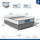 Ver imagem 6 de Cama Box com Colchão de Molas Ensacadas Double Face Essence Probel Casal 138cm