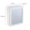 Ver imagem 4 de Armário Plástico de Sobrepor com Espelho 30 x 37x 11cm 