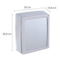 Ver imagem 4 de Armário Plástico de Sobrepor com Espelho 30 x 37x 11cm 