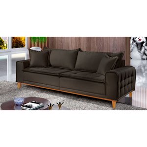 Sofá Fixo Orfeu 3 Lugares Luxo 180cm Castellar Móbile