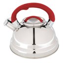 Ver imagem 2 de Chaleira Aço Inox 3 Litros Fundo Triplo Diletta Vermelha