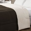 Ver imagem 4 de Coberdrom Cobertor Solteiro 1 Peça Maya Manta Soft e Sherpa de Carneiro 100% Poliéster:tabaco