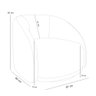 Poltrona Decorativa Giratória Angelina M03 Corano Whisky - Lyam Decor - 5