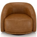 Ver imagem 3 de Poltrona Decorativa Giratória Angelina M03 Corano Whisky - Lyam Decor