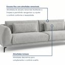 Ver imagem 5 de Sofá Living 4 Lugares com Almofadas 250cm Siena