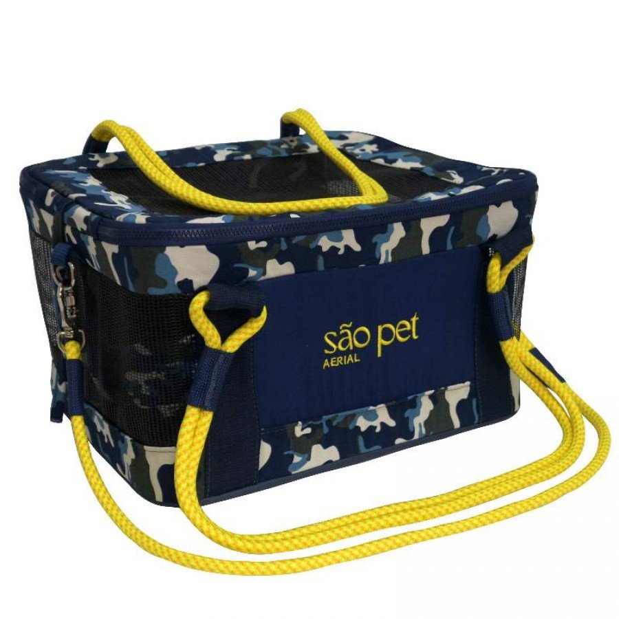 Bolsa Aerial Sao Pet Selva Azul 43x32x24 Cm