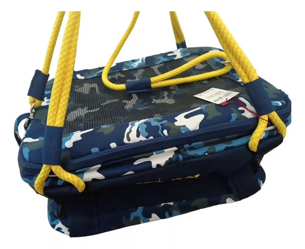 Bolsa Aerial Sao Pet Selva Azul 43x32x24 Cm - 2