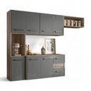 Ver imagem 1 de Cozinha Larizete 07 Portas Carvalho e Chumbo