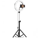 Ver imagem 1 de Ring Light Iluminador Led Usb 10 Polegadas 26cm com Suporte Tripé 2 Metros
