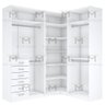 KIT CLOSET EM L CABIDEIRO GAVETEIRO PRATELEIRA A 2,35 M403.B MUNDI MOVEIS - 5