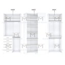 Ver imagem 4 de KIT CLOSET EM L CABIDEIRO GAVETEIRO PRATELEIRA A 2,35 M403.B MUNDI MOVEIS