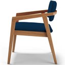 Ver imagem 2 de Kit 06 Cadeiras para Sala de Jantar Estar Living Giorgia B04 Suede Azul Marinho - Lyam Decor