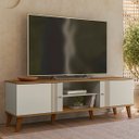 Ver imagem 2 de Rack 160 cm 2 Portas para TV Ate 65 Polegadas Molly Ptl:Off White Nature