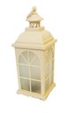 Ver imagem 6 de Luminária Decorativa com Chama em Movimento - Led Lanterna de Plástico Branco com Vela