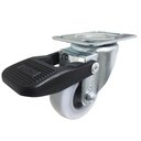 Ver imagem 1 de Rodízio Giratório com Base 60 Kilos Glro 210 Np - 107171 - Rod-car