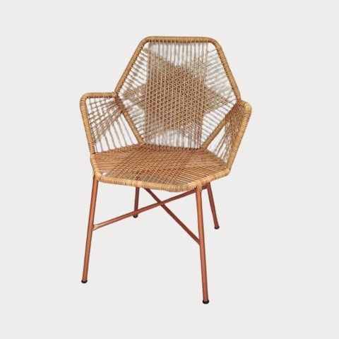 Cadeira Tropicália Varanda e Jardim de Fibra Sintética(bananeira)