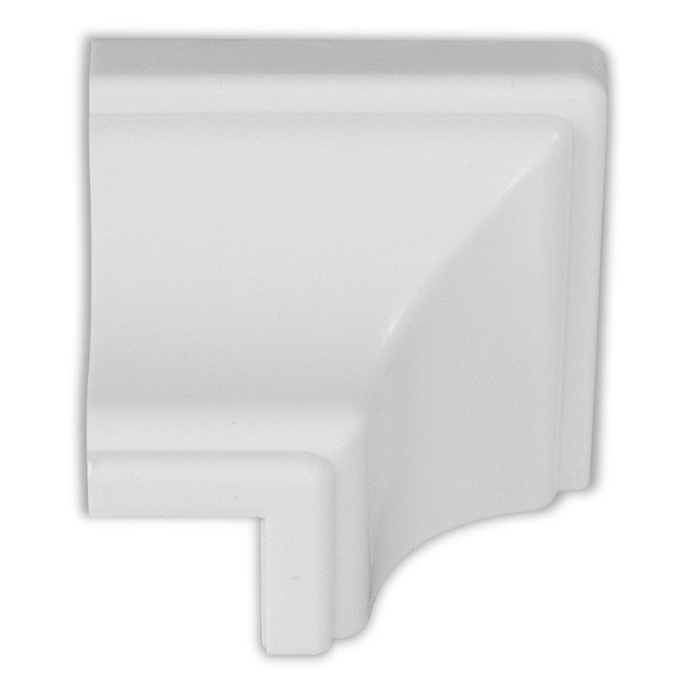 Canto Externo Moldura em Pvc 50 Un Azn - Branco Gelo - 3